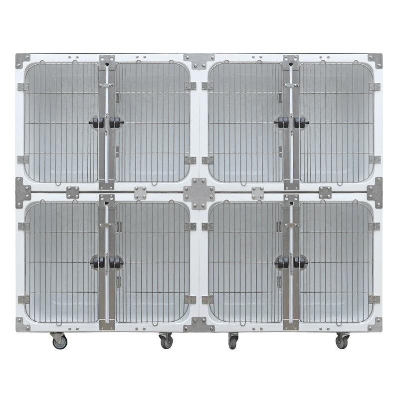 Ветеринарски водоотпорни модуларни кавез за псе од фибергласа